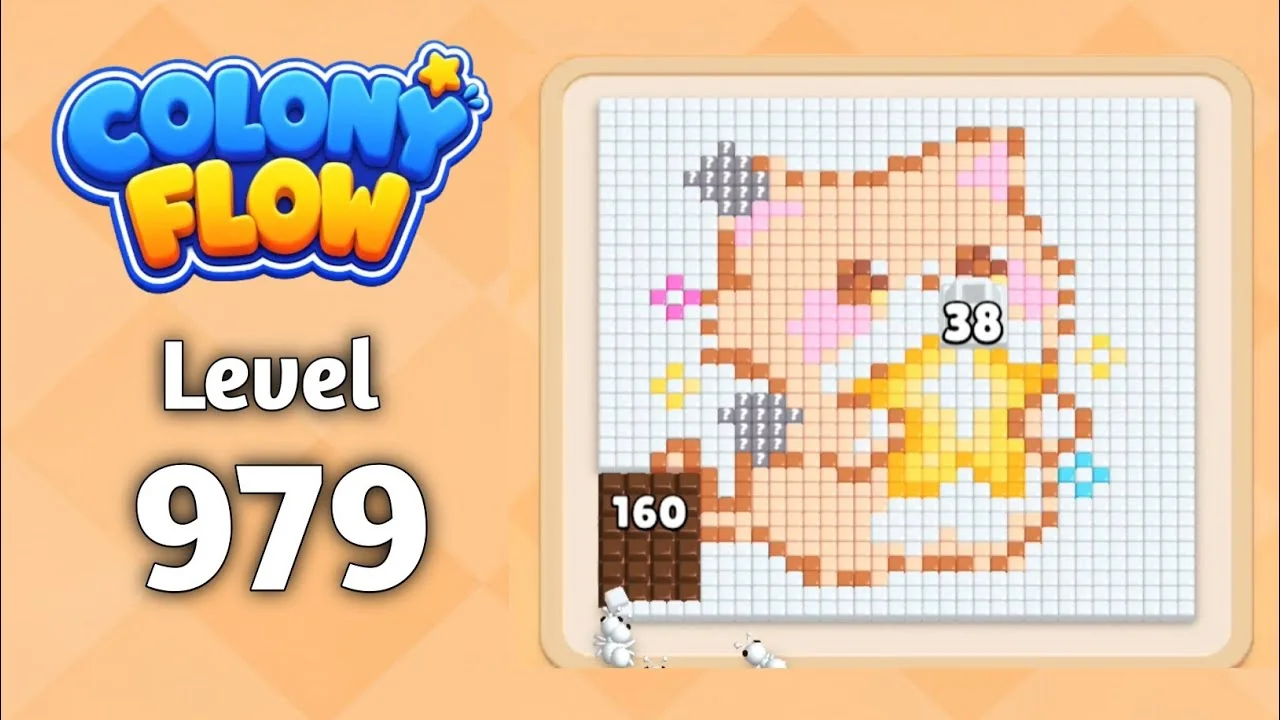 Colony Flow! Level 979 board layout