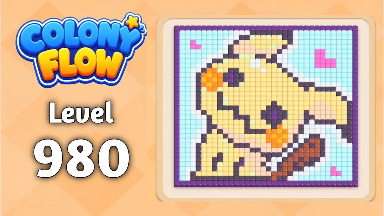 Colony Flow! Level 980 board layout