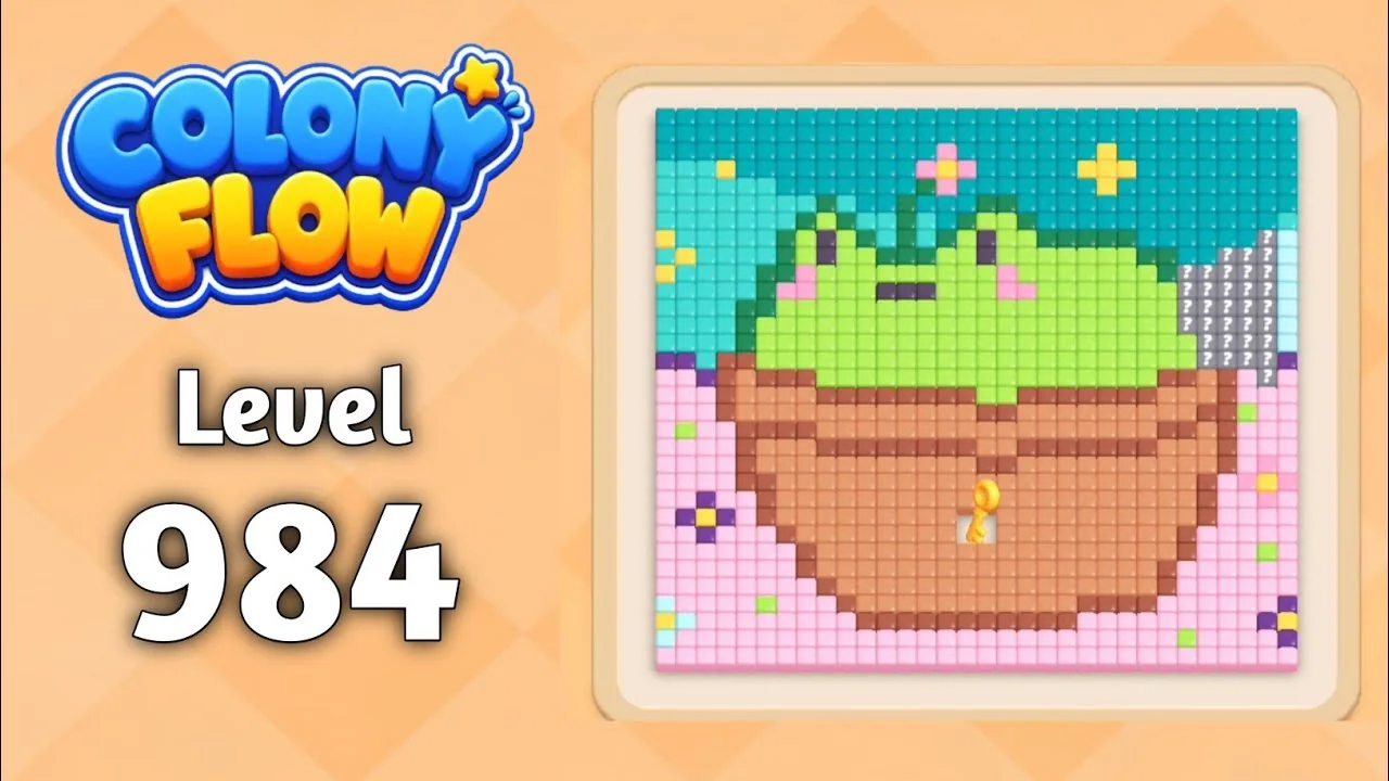 Colony Flow! Level 984 board layout
