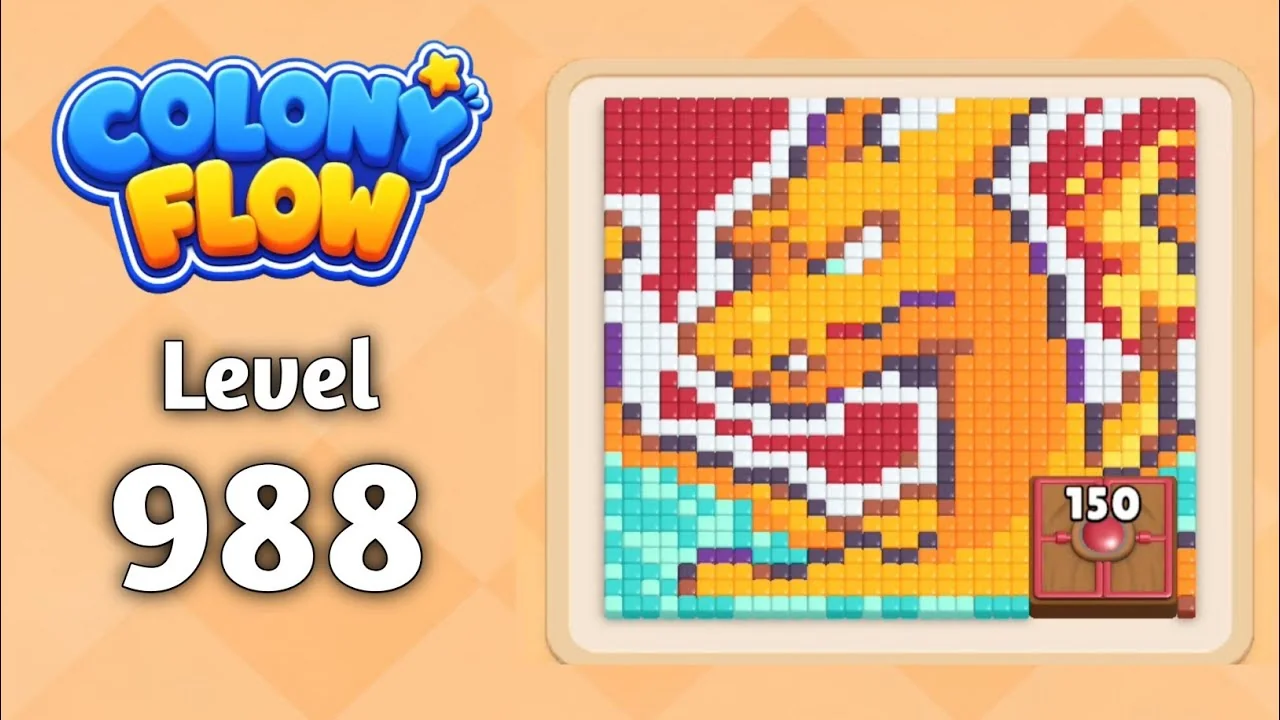 Colony Flow! Level 988 board layout