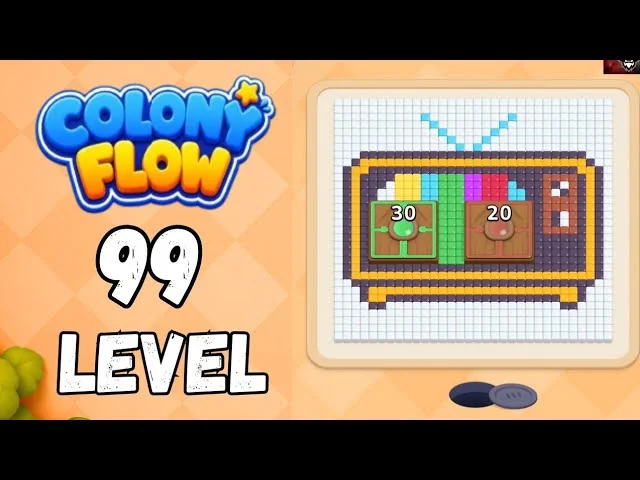 Colony Flow! Level 99 board layout