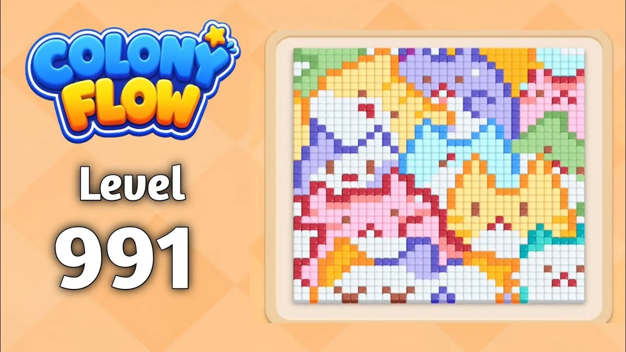 Colony Flow! Level 991 board layout