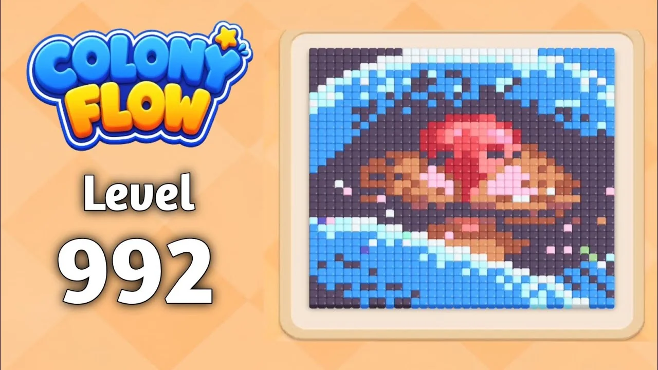 Colony Flow! Level 992 board layout