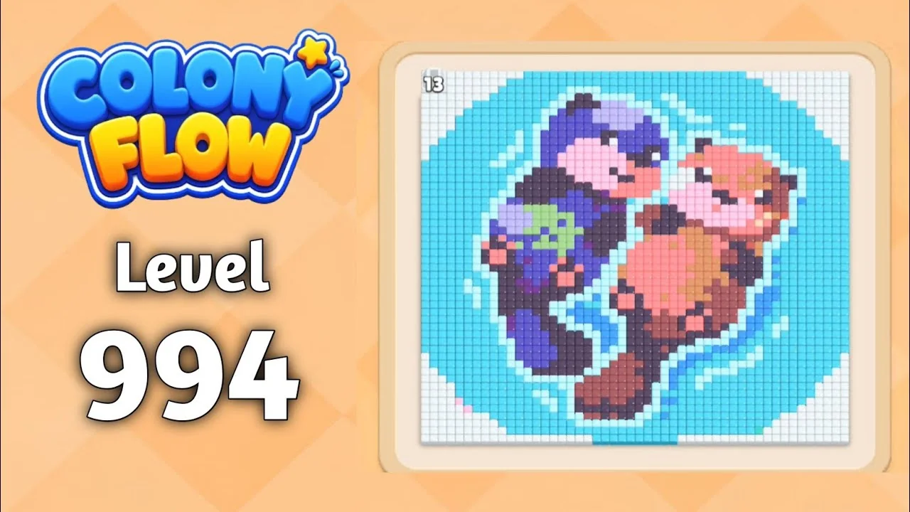 Colony Flow! Level 994 board layout