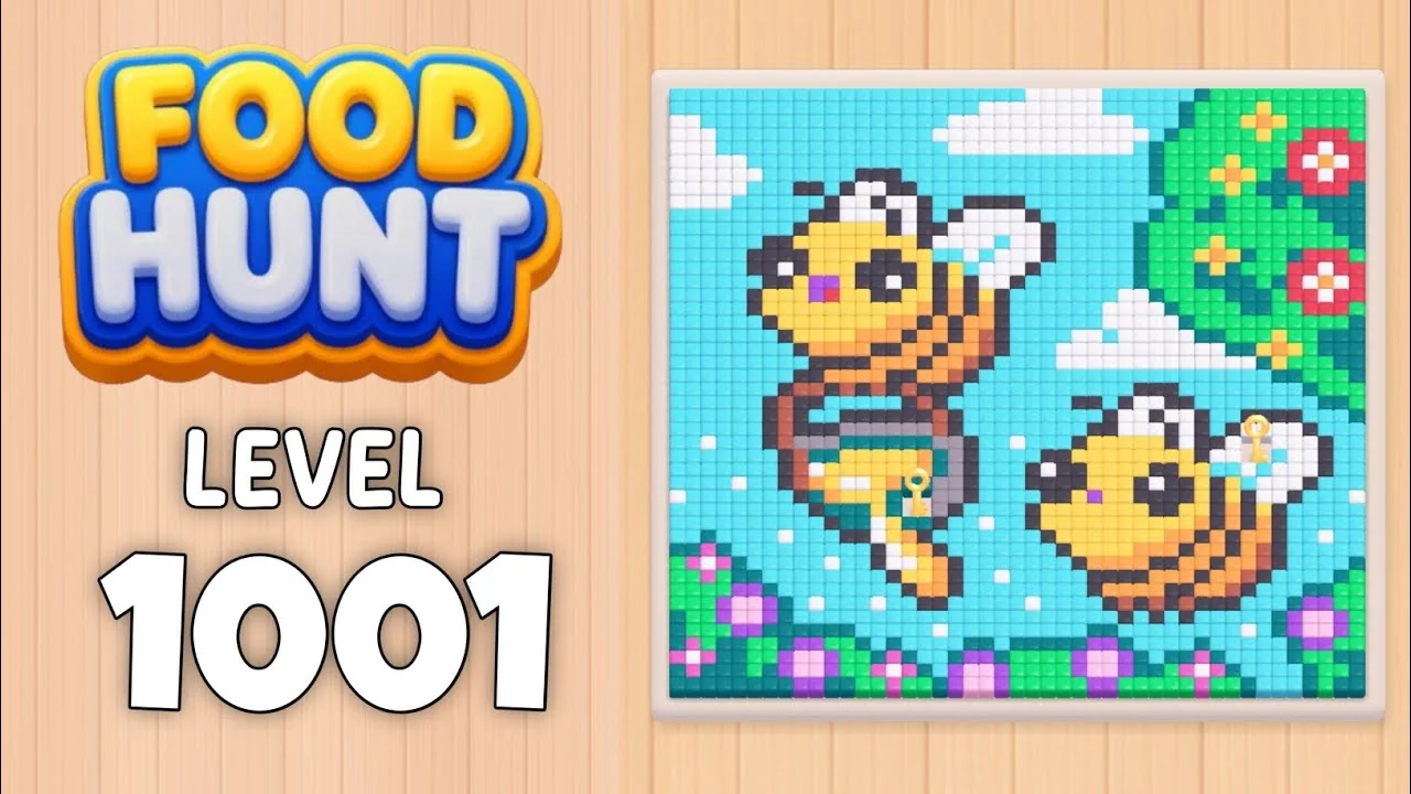 Food Hunt Level 1001 board layout