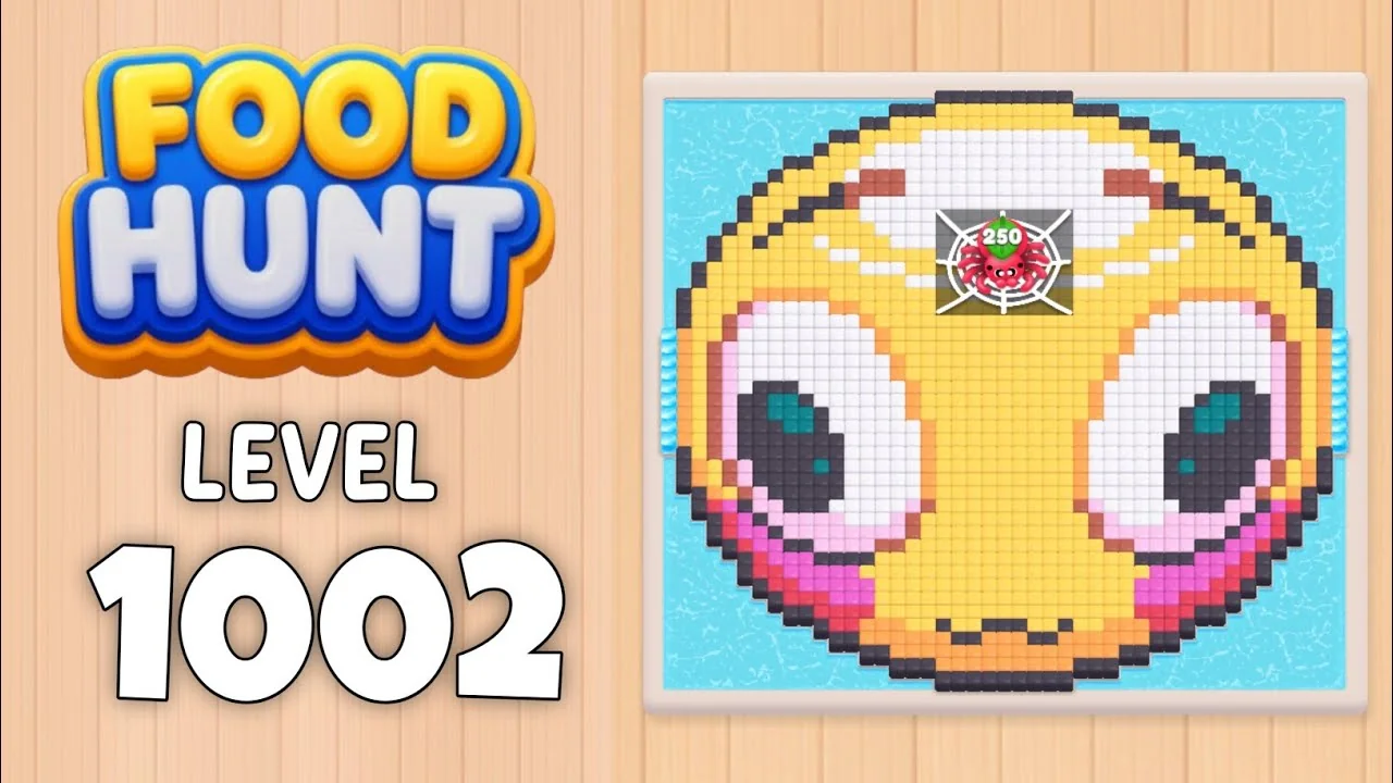 Food Hunt Level 1002 board layout