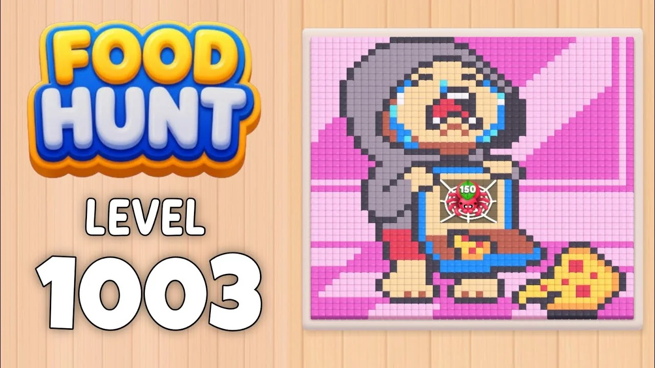 Food Hunt Level 1003 board layout