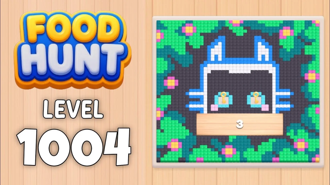 Food Hunt Level 1004 board layout
