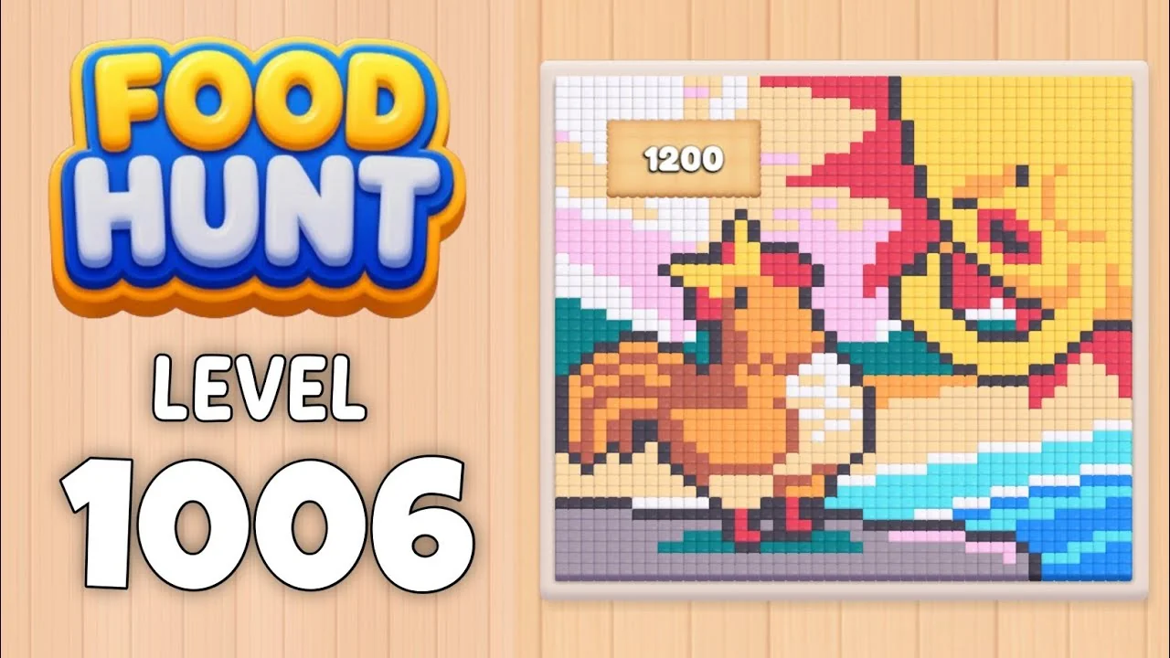 Food Hunt Level 1006 board layout