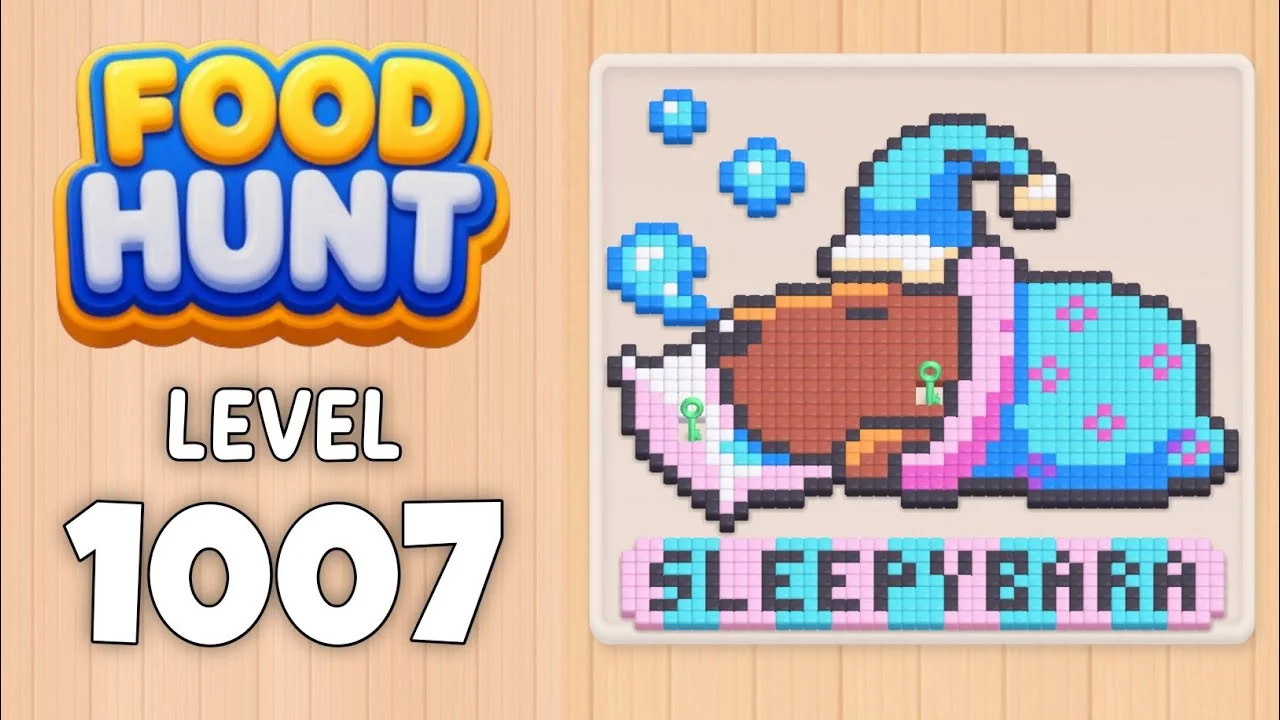 Food Hunt Level 1007 board layout