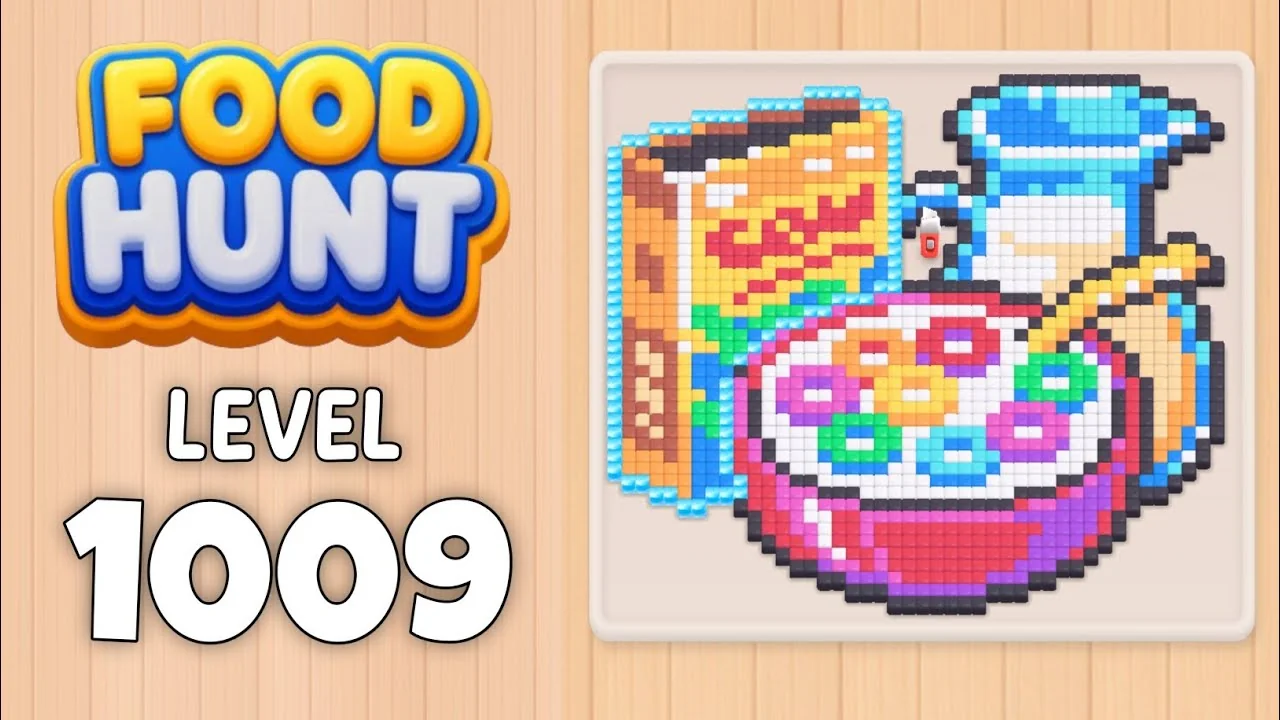 Food Hunt Level 1009 board