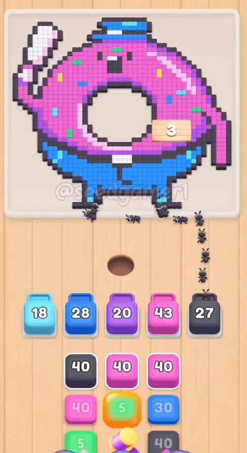 All five slots are filled inside the first eight seconds