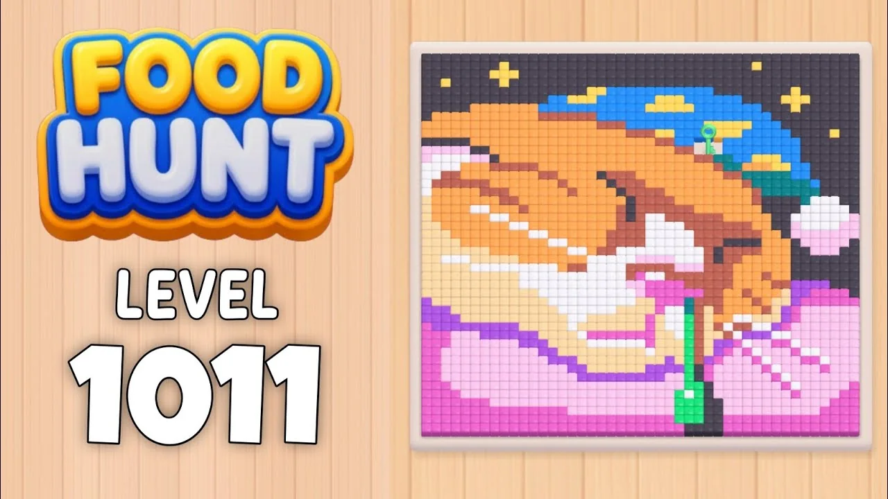 Food Hunt Level 1011 board layout