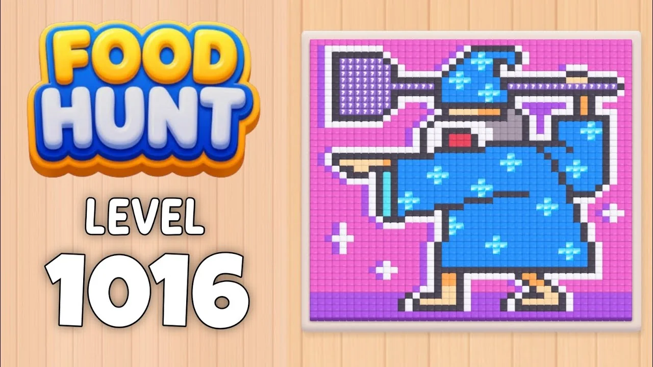 Food Hunt Level 1016 board layout