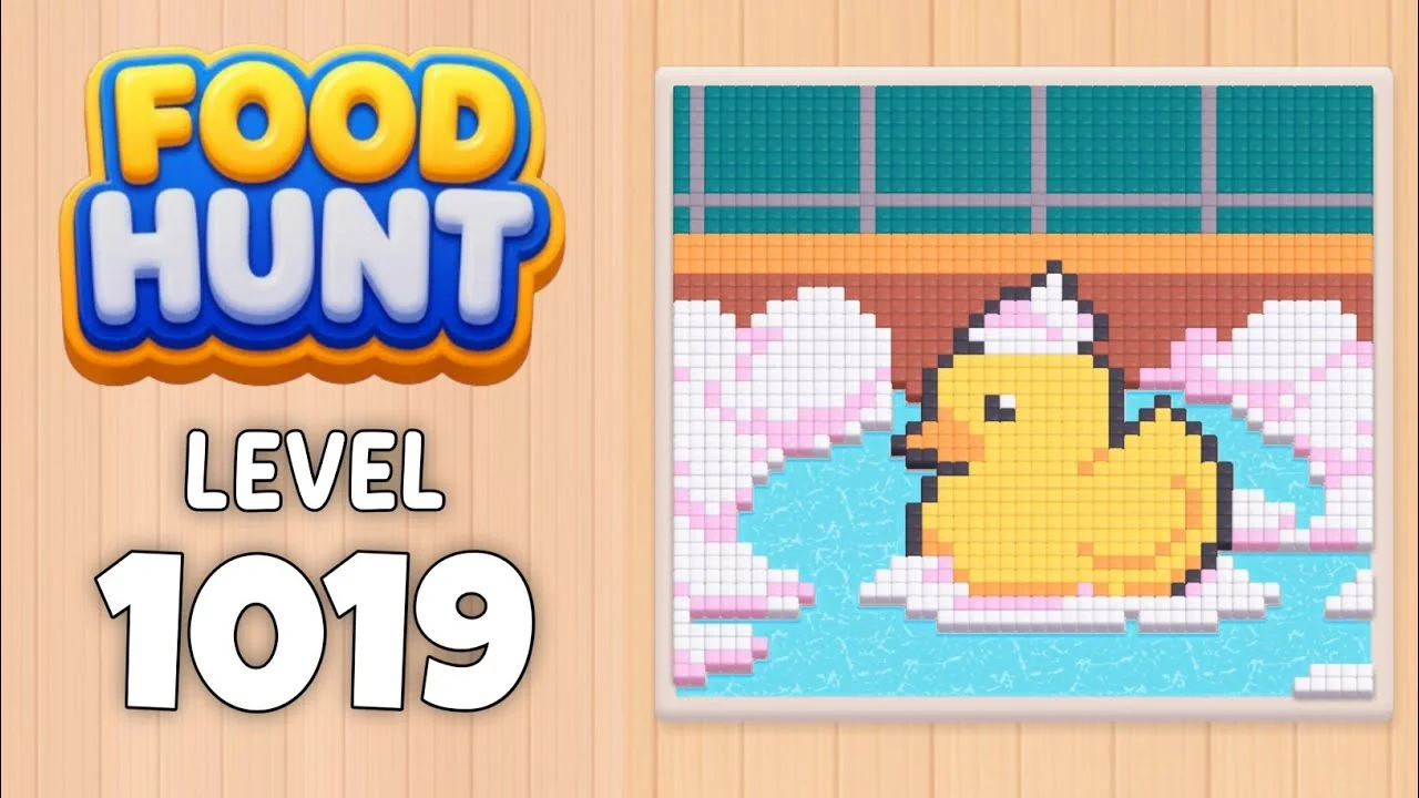 Food Hunt Level 1019 board layout