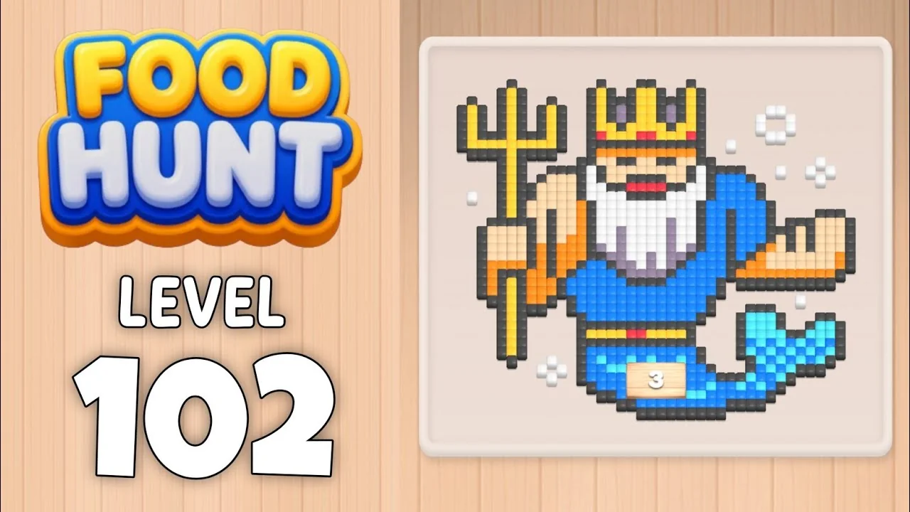 Food Hunt Level 102 board