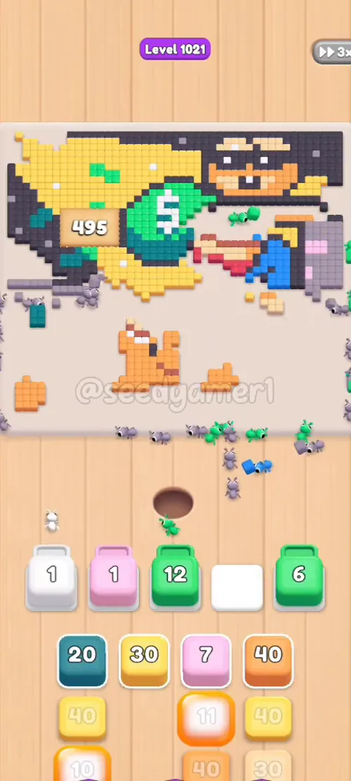 Mid-game board
