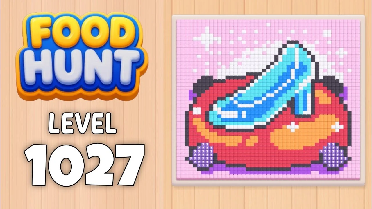 Food Hunt Level 1027 board layout