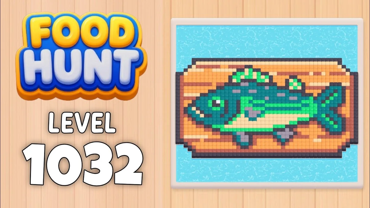Food Hunt Level 1032 board layout