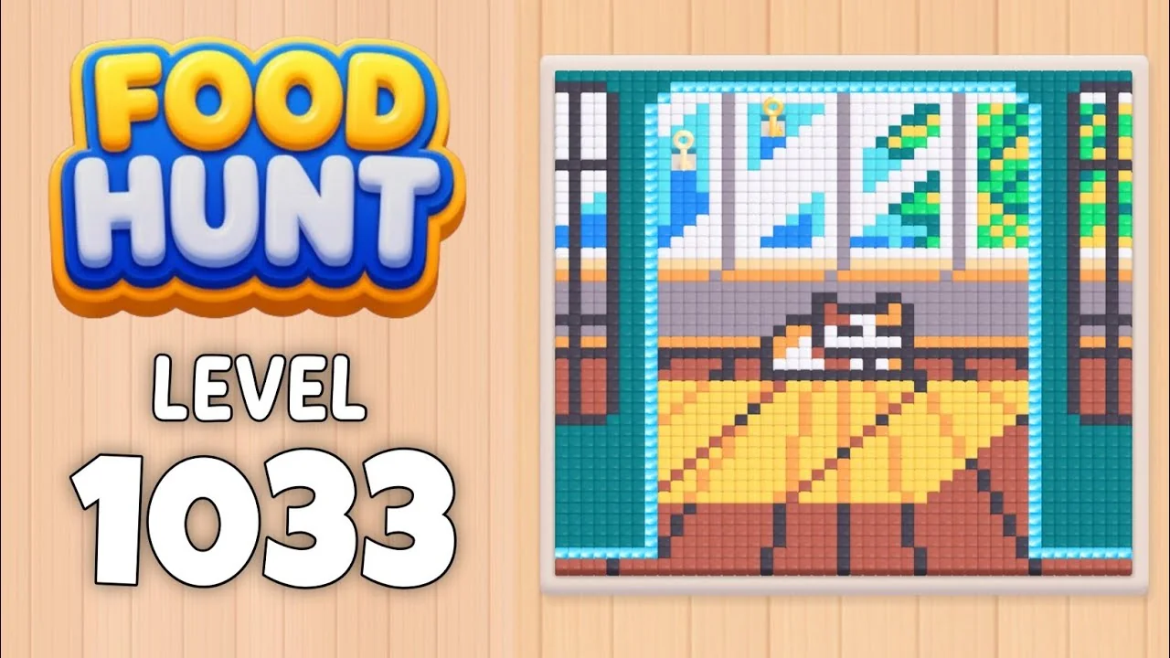 Food Hunt Level 1033 board layout