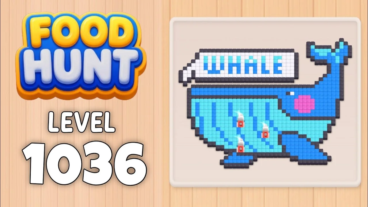 Food Hunt Level 1036 board layout
