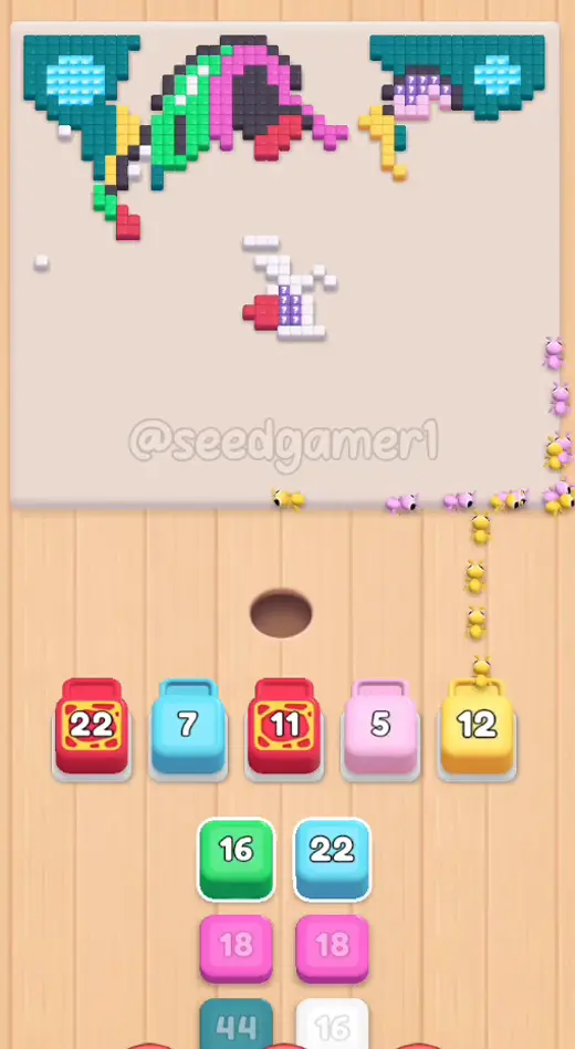 Last gold block finishes