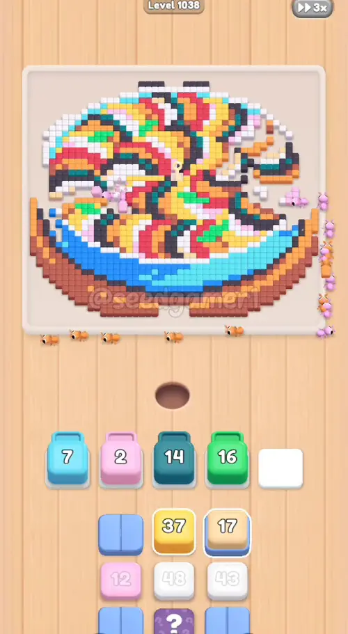 The long grind: five blocks draining with several stuck