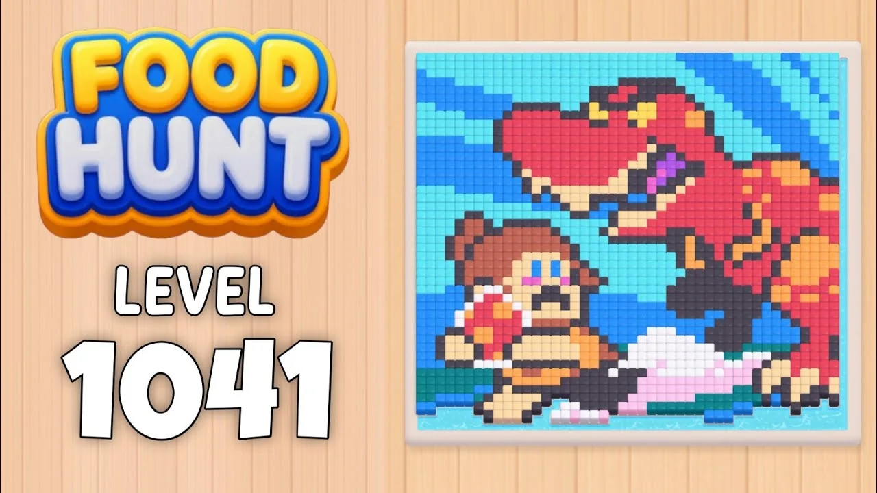Food Hunt Level 1041 board layout