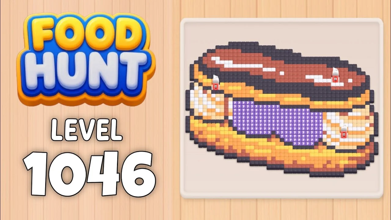 Food Hunt Level 1046 board layout