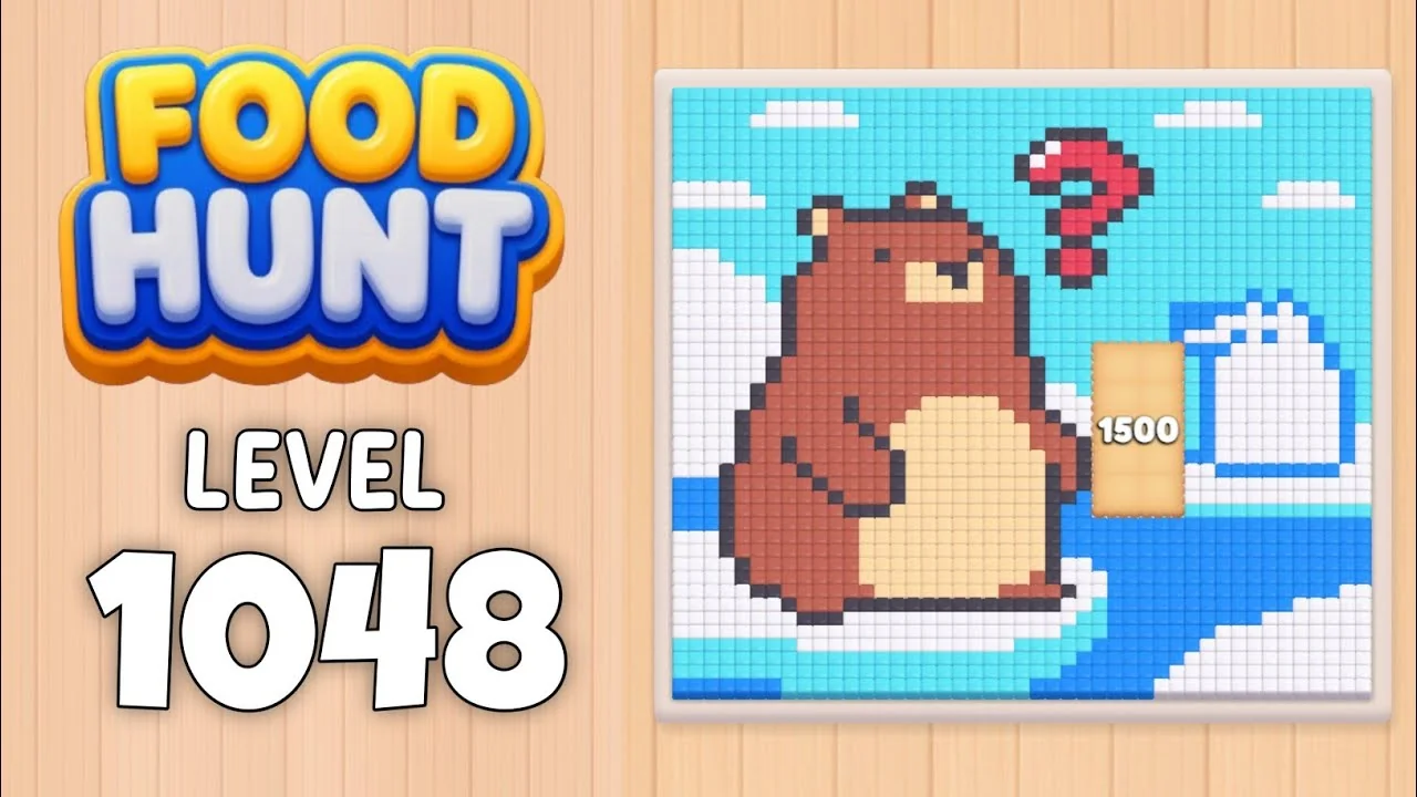 Food Hunt Level 1048 board layout