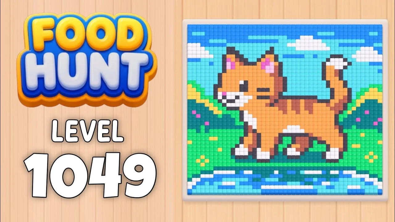 Food Hunt Level 1049 board layout