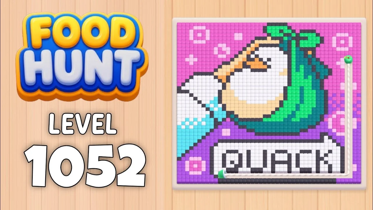 Food Hunt Level 1052 board layout