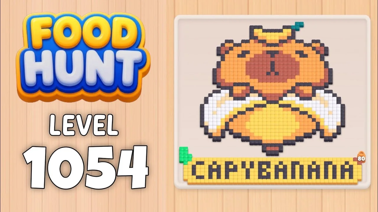 Food Hunt Level 1054 board layout