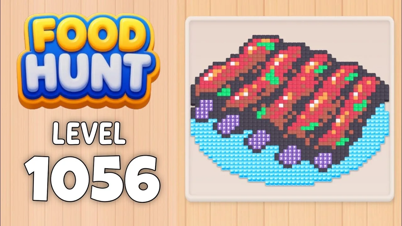 Food Hunt Level 1056 board layout