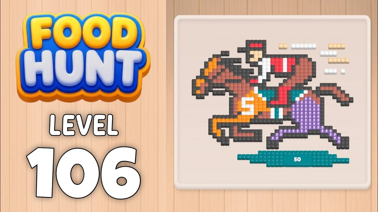 Food Hunt Level 106 board layout