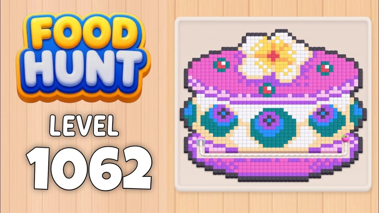 Food Hunt Level 1062 board layout