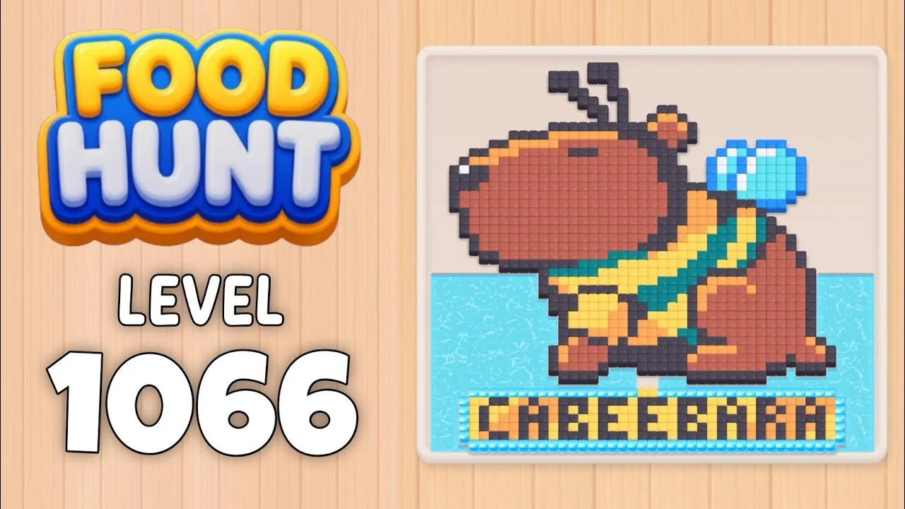 Food Hunt Level 1066 board layout