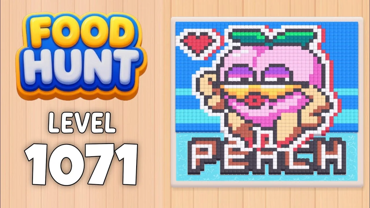 Food Hunt Level 1071 board layout