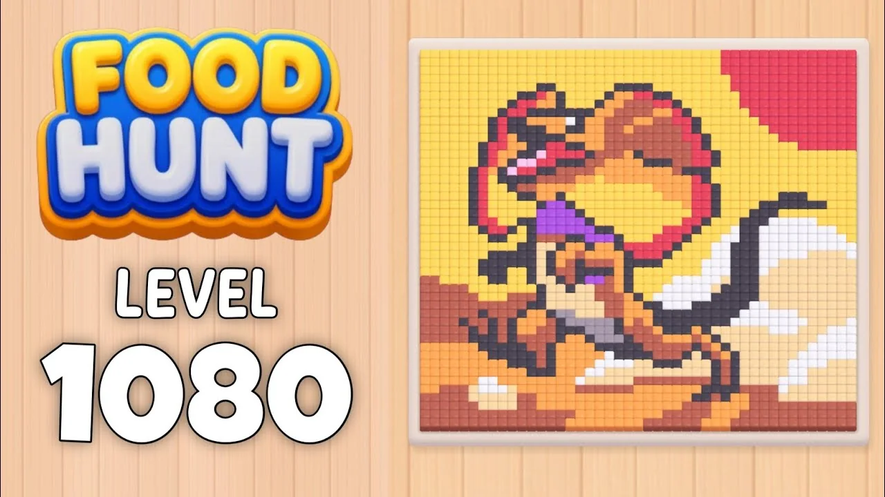 Food Hunt Level 1080 board layout