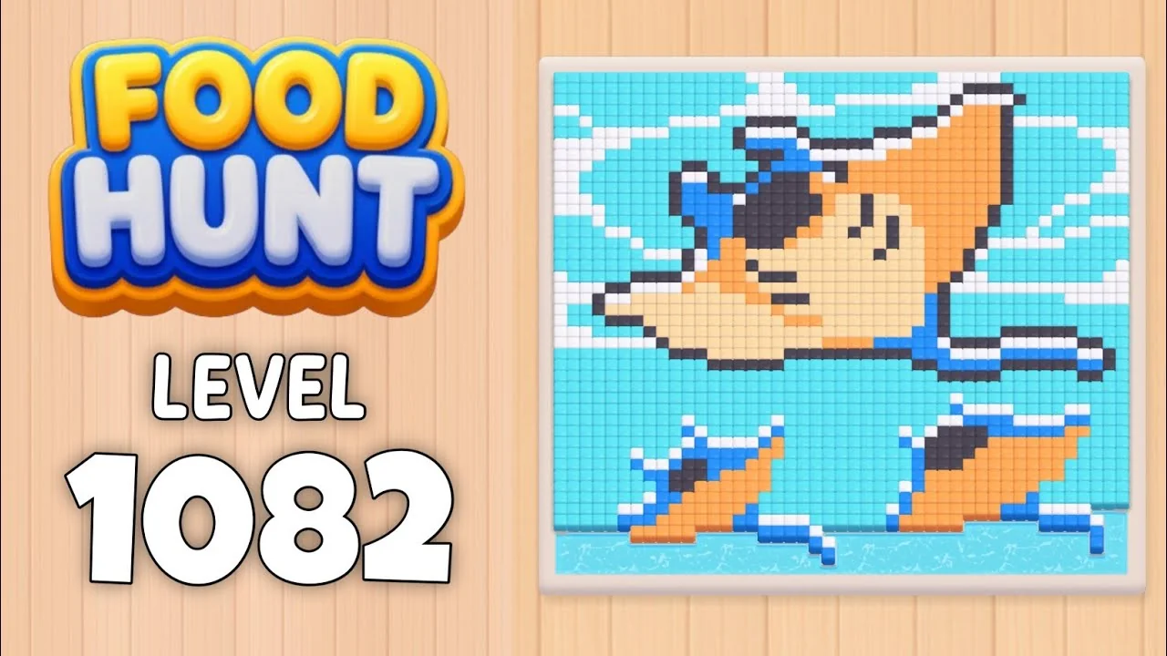 Food Hunt Level 1082 board layout