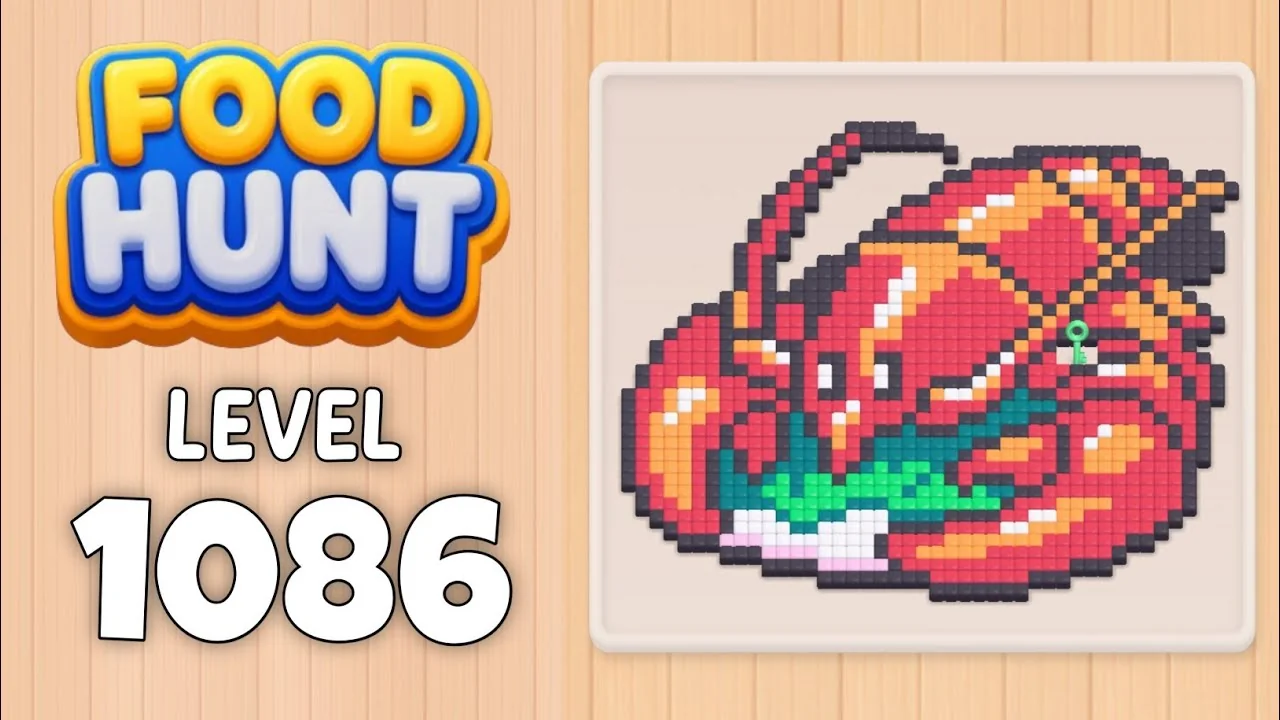 Food Hunt Level 1086 board layout
