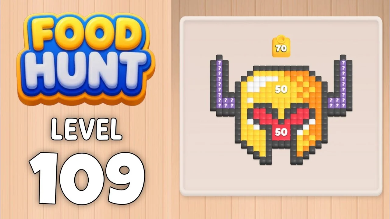 Food Hunt Level 109 board layout
