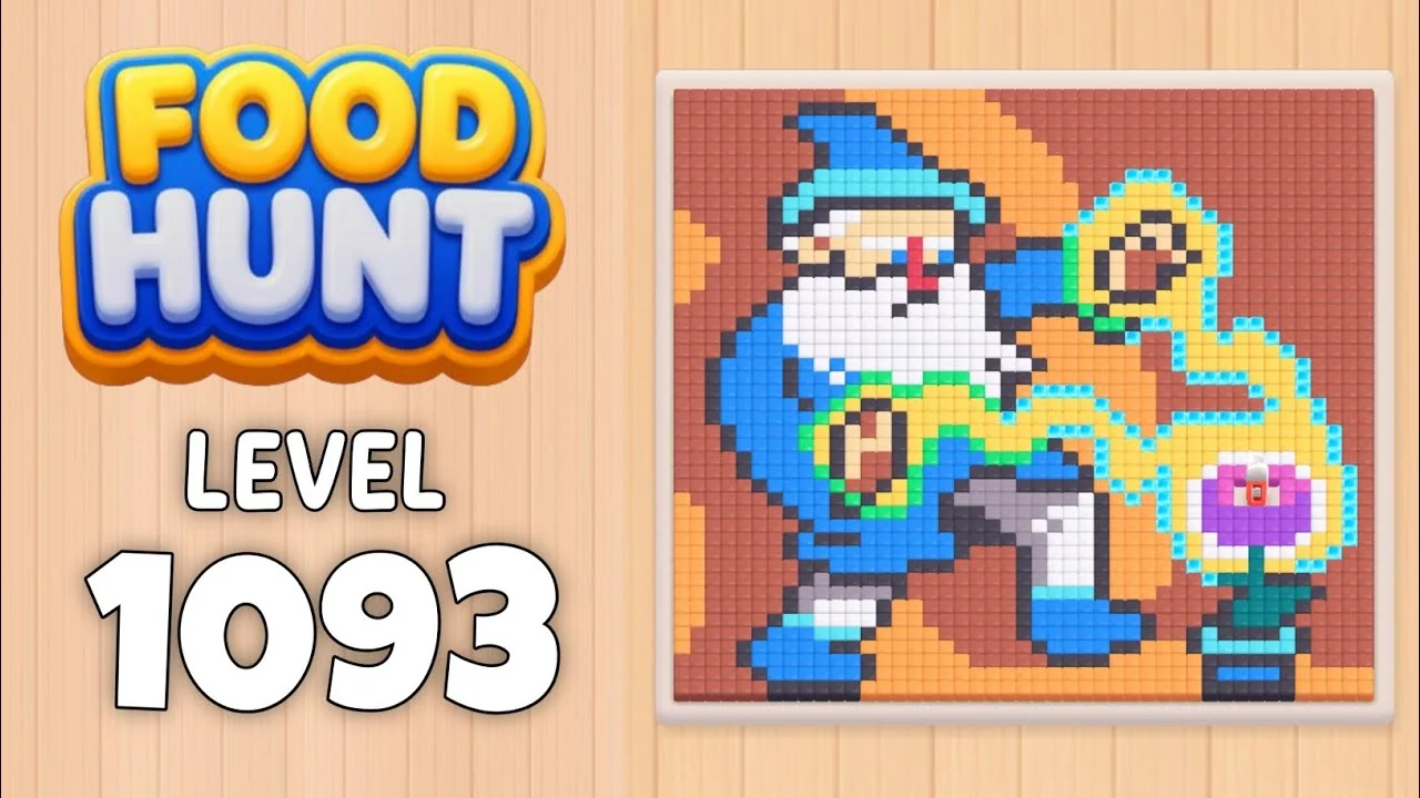 Food Hunt Level 1093 board layout