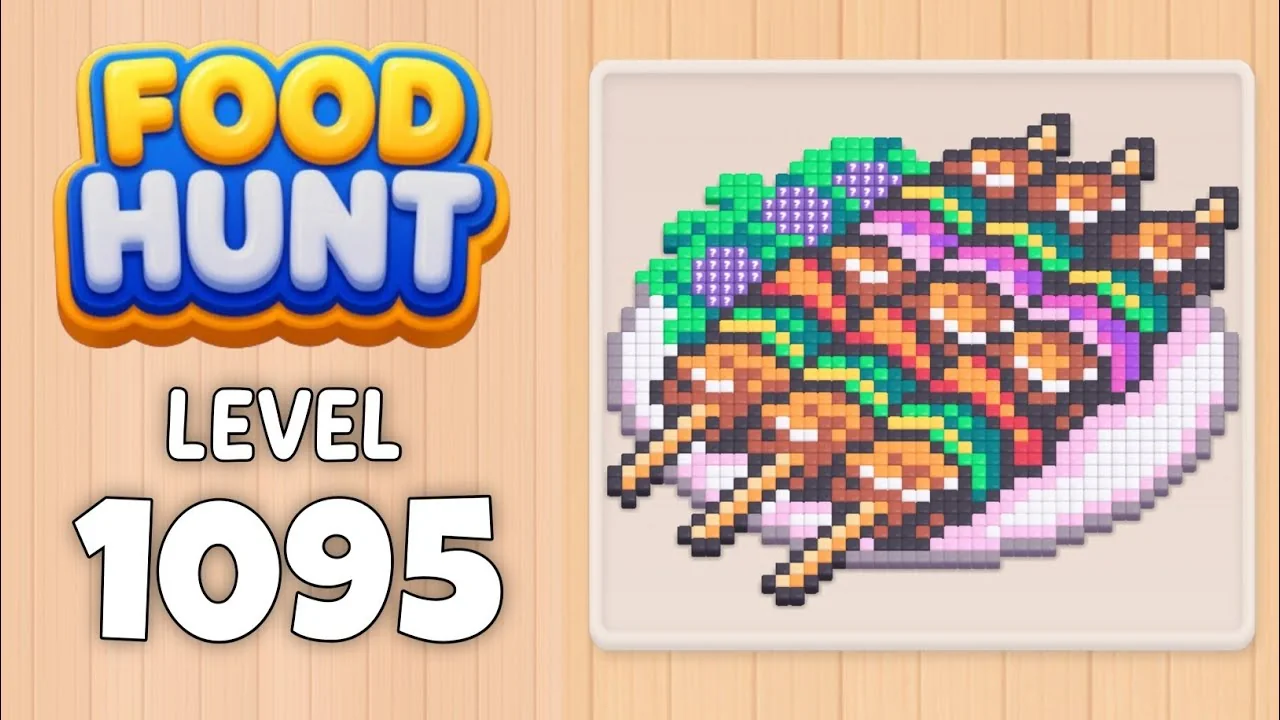 Food Hunt Level 1095 board layout