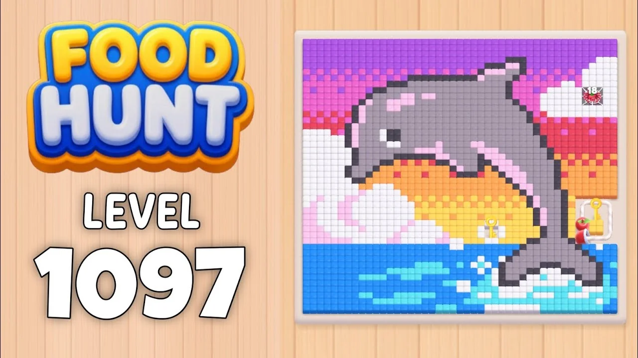 Food Hunt Level 1097 board layout