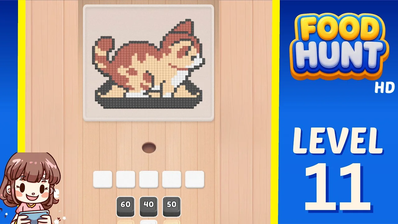 Food Hunt Level 11 board layout