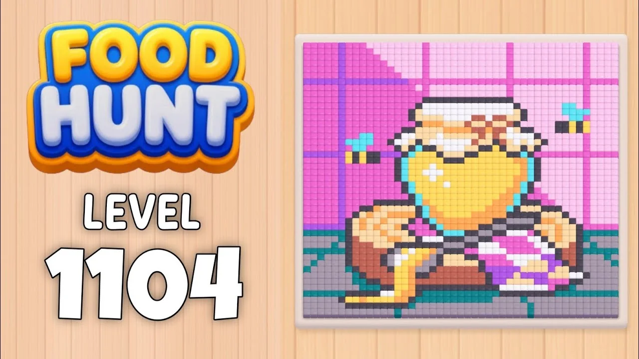 Food Hunt Level 1104 board layout