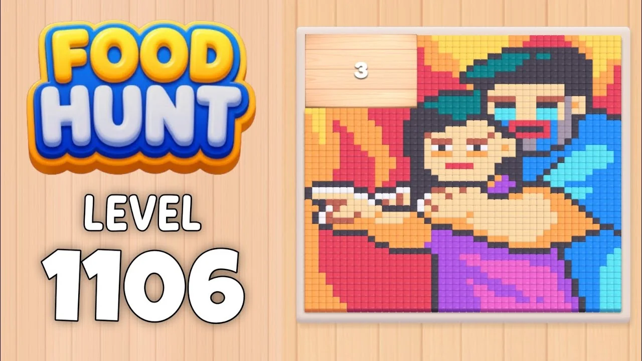 Food Hunt Level 1106 board layout