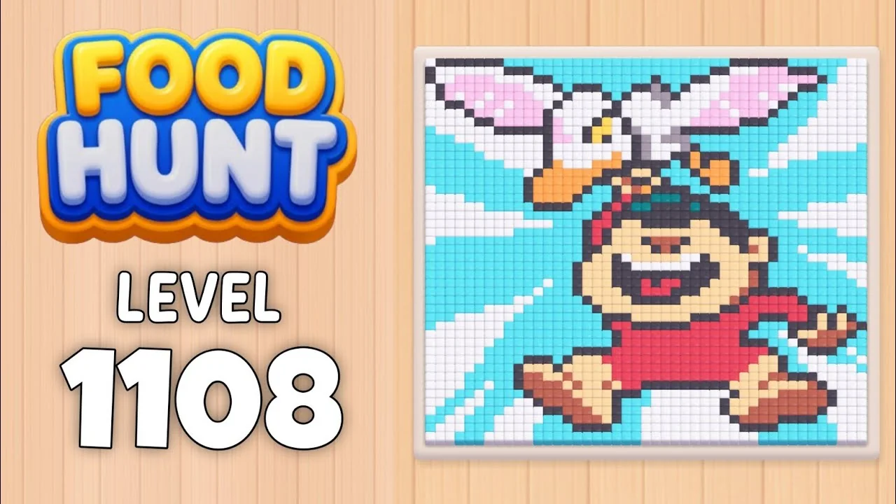Food Hunt Level 1108 board layout