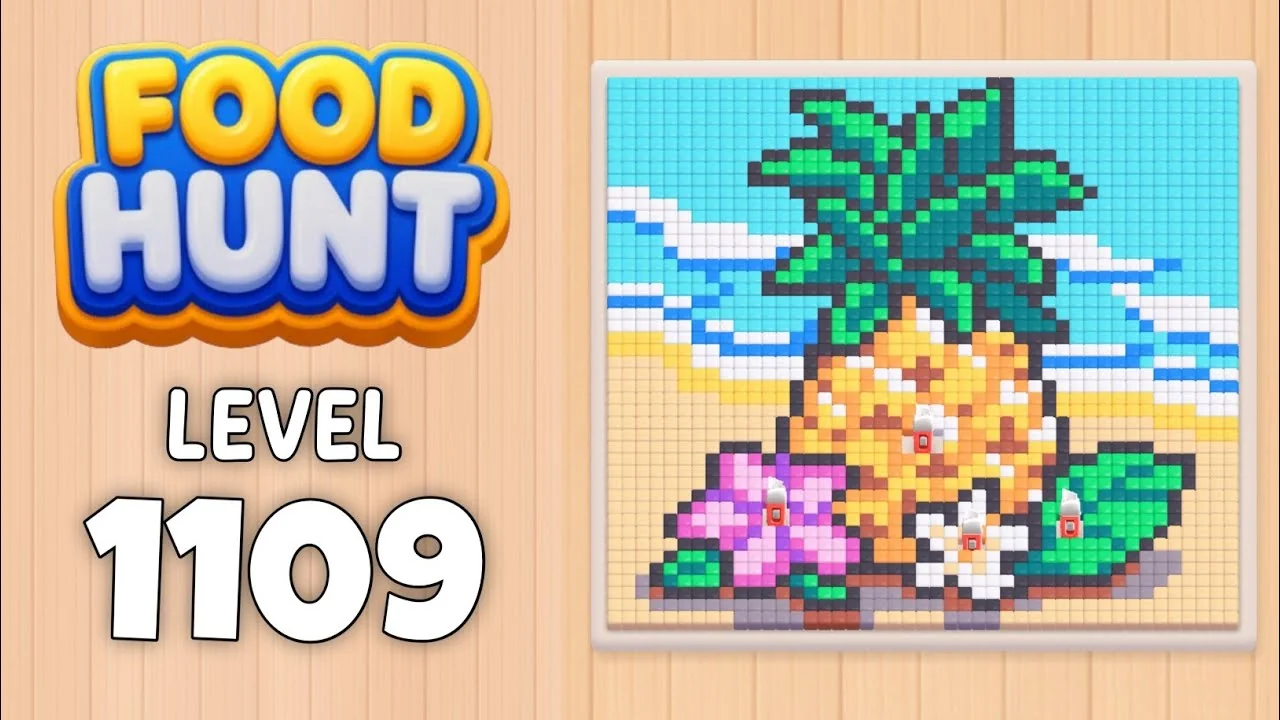Food Hunt Level 1109 board layout